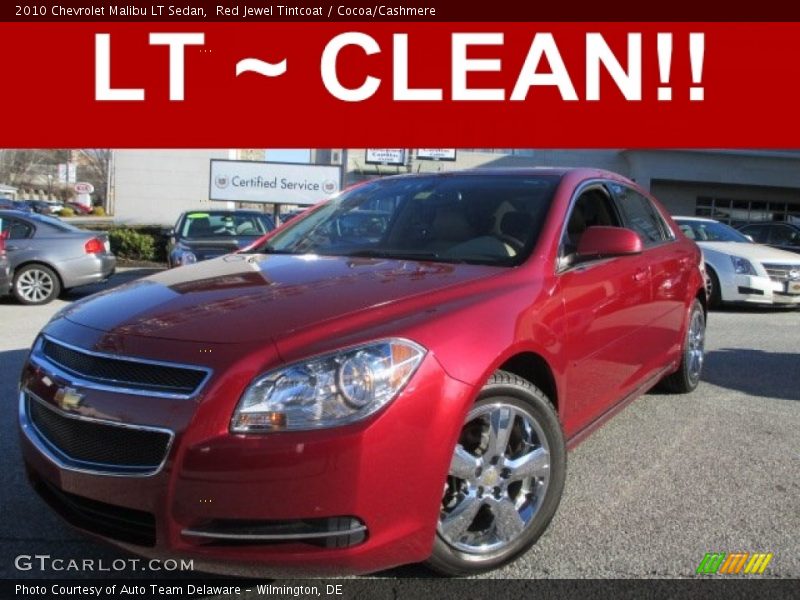 Red Jewel Tintcoat / Cocoa/Cashmere 2010 Chevrolet Malibu LT Sedan