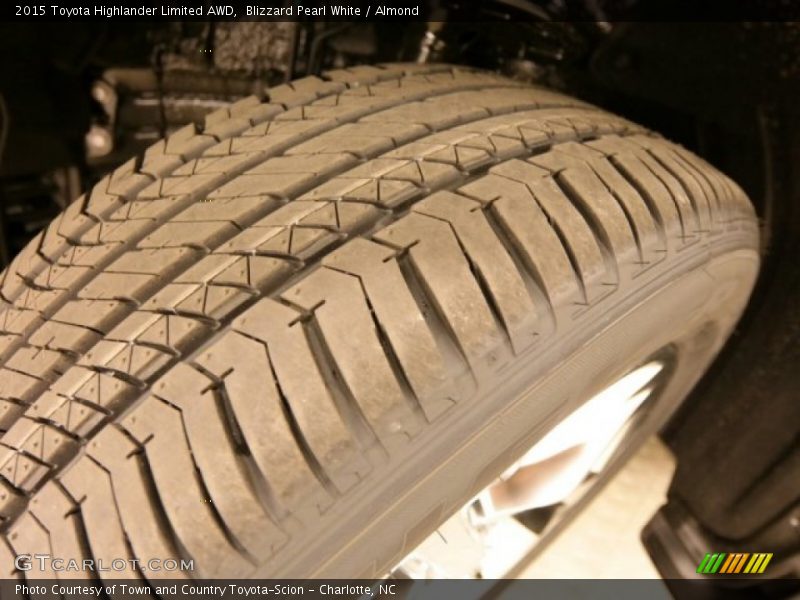 Blizzard Pearl White / Almond 2015 Toyota Highlander Limited AWD