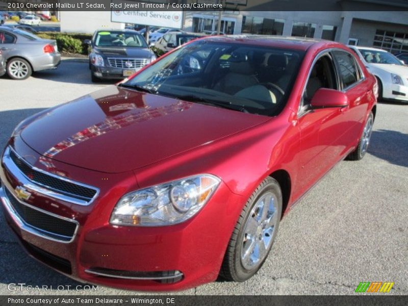 Red Jewel Tintcoat / Cocoa/Cashmere 2010 Chevrolet Malibu LT Sedan