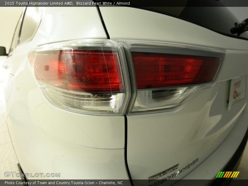 Blizzard Pearl White / Almond 2015 Toyota Highlander Limited AWD