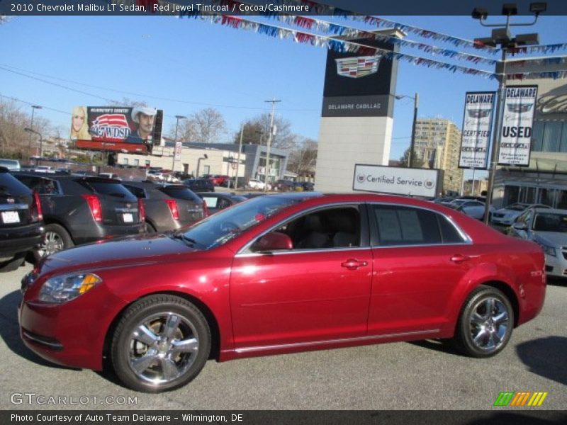 Red Jewel Tintcoat / Cocoa/Cashmere 2010 Chevrolet Malibu LT Sedan