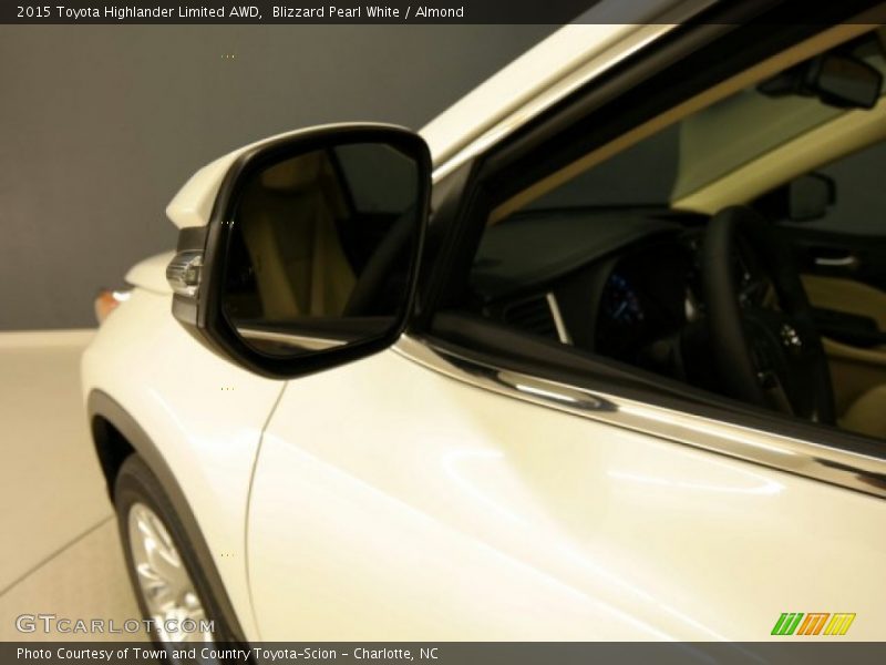Blizzard Pearl White / Almond 2015 Toyota Highlander Limited AWD