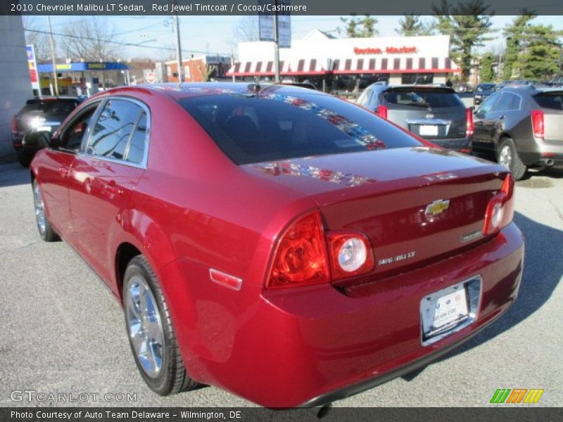 Red Jewel Tintcoat / Cocoa/Cashmere 2010 Chevrolet Malibu LT Sedan