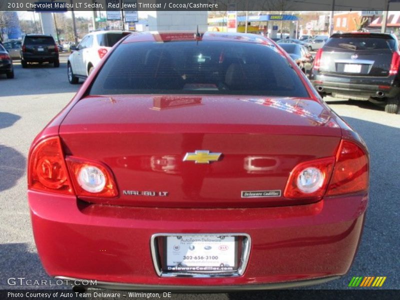 Red Jewel Tintcoat / Cocoa/Cashmere 2010 Chevrolet Malibu LT Sedan