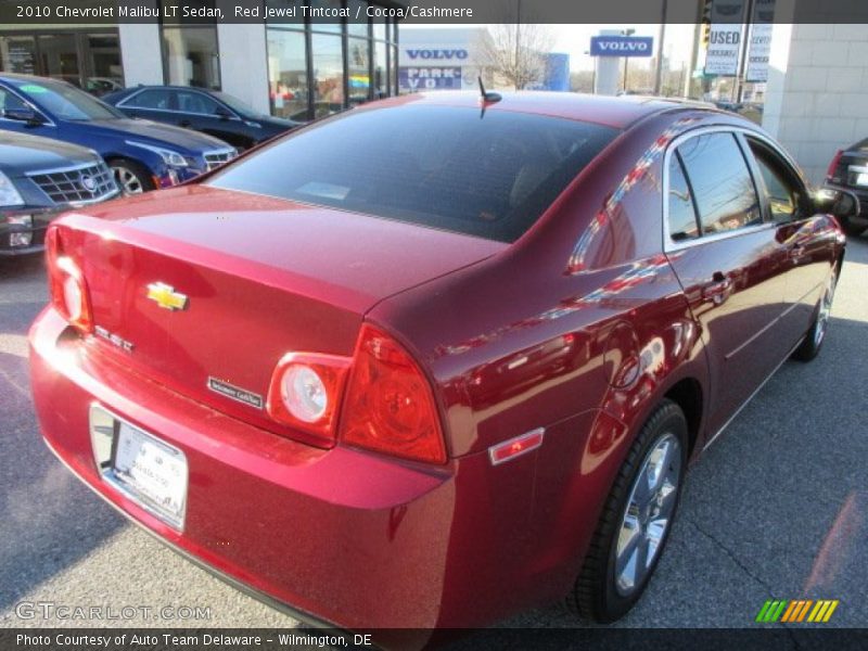 Red Jewel Tintcoat / Cocoa/Cashmere 2010 Chevrolet Malibu LT Sedan