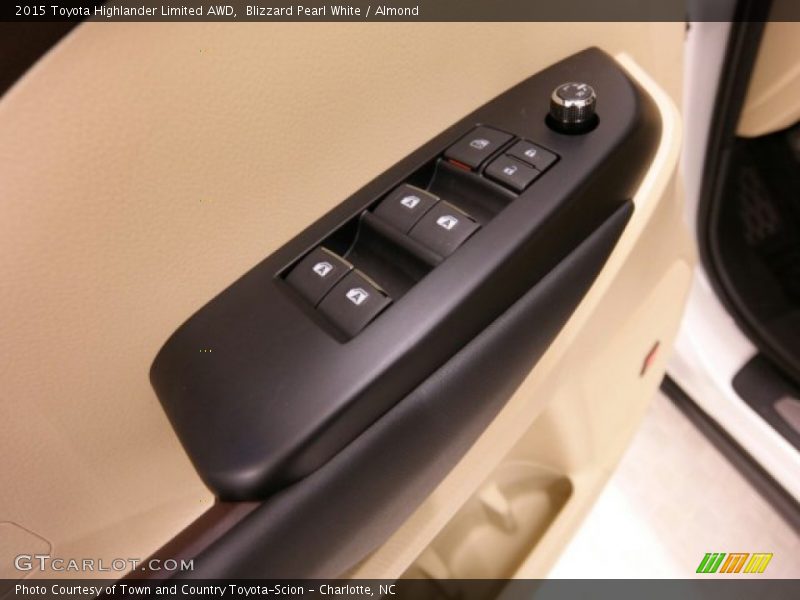 Blizzard Pearl White / Almond 2015 Toyota Highlander Limited AWD