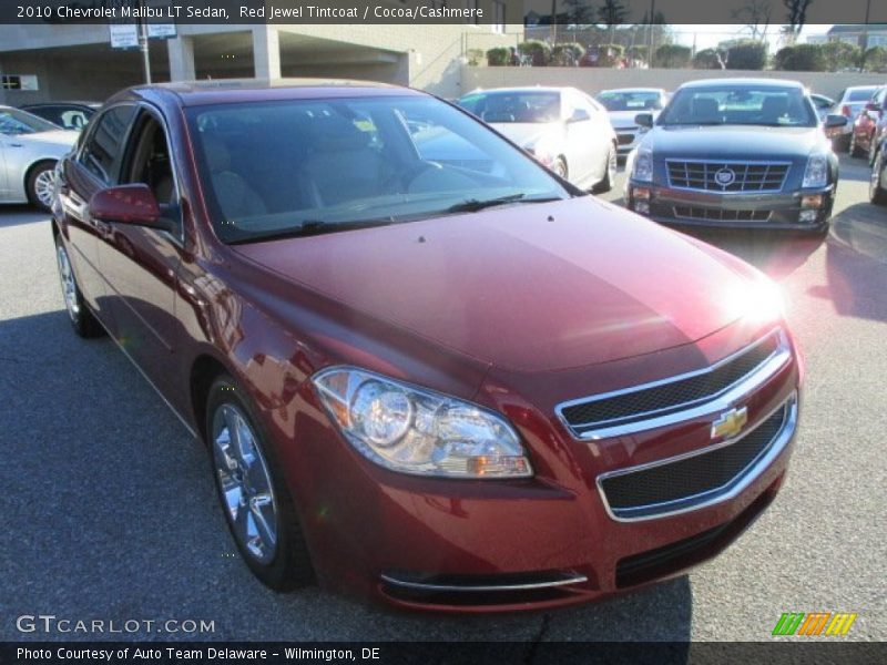 Red Jewel Tintcoat / Cocoa/Cashmere 2010 Chevrolet Malibu LT Sedan