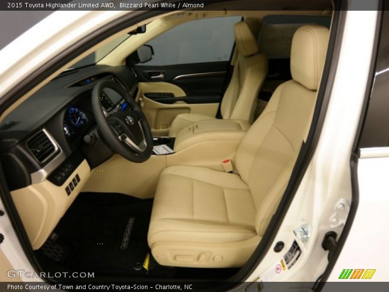 Blizzard Pearl White / Almond 2015 Toyota Highlander Limited AWD