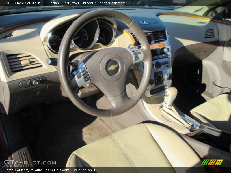 Red Jewel Tintcoat / Cocoa/Cashmere 2010 Chevrolet Malibu LT Sedan
