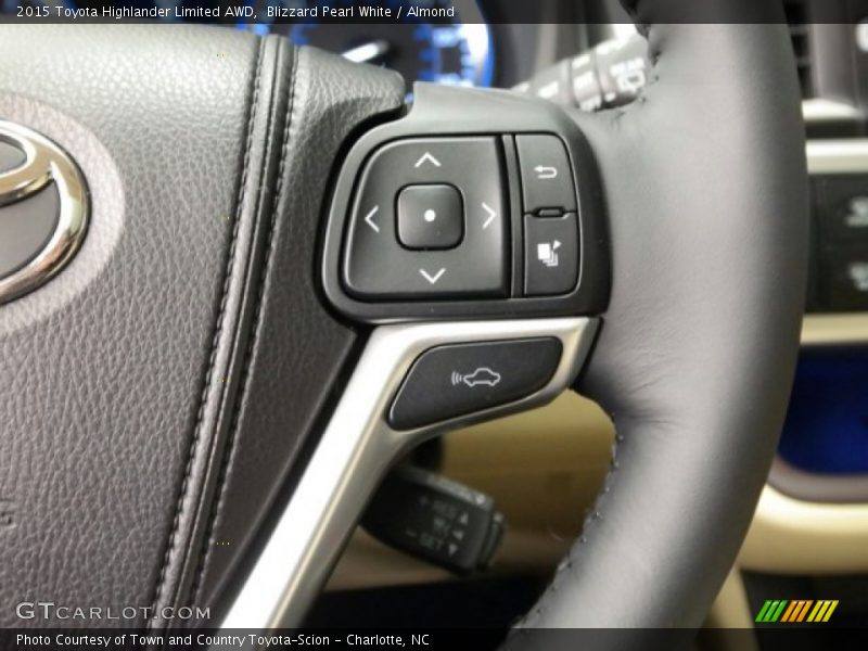 Blizzard Pearl White / Almond 2015 Toyota Highlander Limited AWD