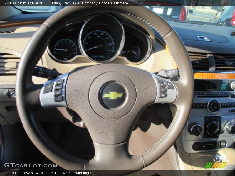 Red Jewel Tintcoat / Cocoa/Cashmere 2010 Chevrolet Malibu LT Sedan