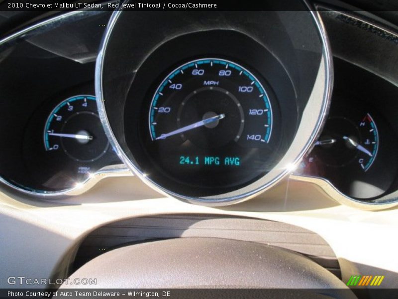 Red Jewel Tintcoat / Cocoa/Cashmere 2010 Chevrolet Malibu LT Sedan