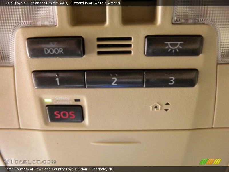 Blizzard Pearl White / Almond 2015 Toyota Highlander Limited AWD