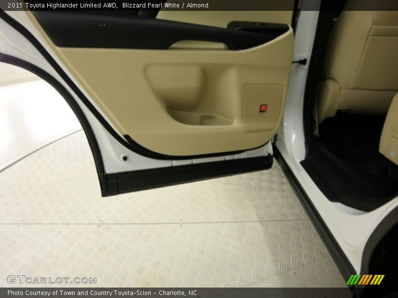Blizzard Pearl White / Almond 2015 Toyota Highlander Limited AWD