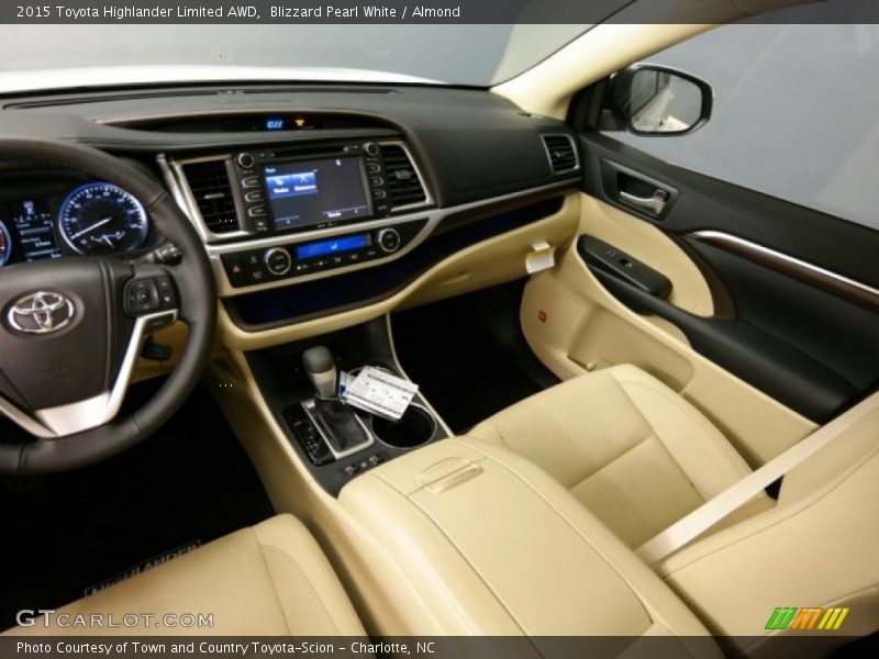 Blizzard Pearl White / Almond 2015 Toyota Highlander Limited AWD