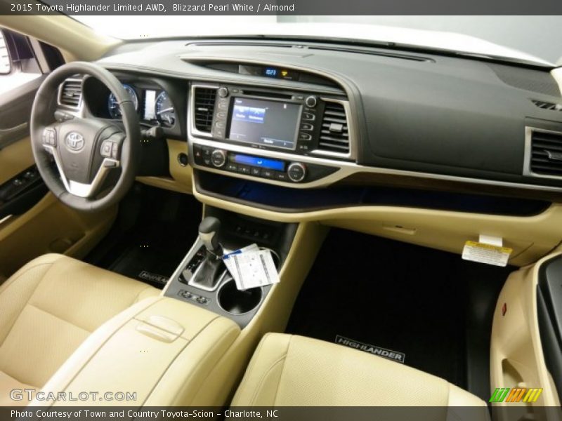 Blizzard Pearl White / Almond 2015 Toyota Highlander Limited AWD