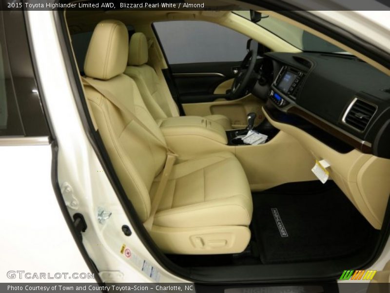 Blizzard Pearl White / Almond 2015 Toyota Highlander Limited AWD