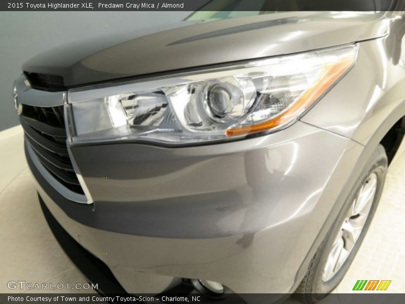 Predawn Gray Mica / Almond 2015 Toyota Highlander XLE