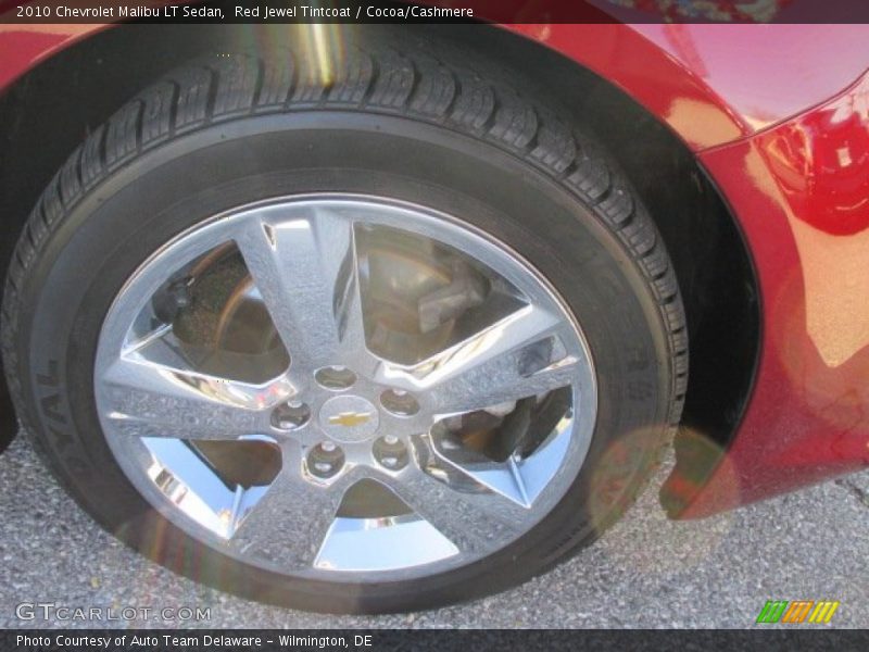Red Jewel Tintcoat / Cocoa/Cashmere 2010 Chevrolet Malibu LT Sedan