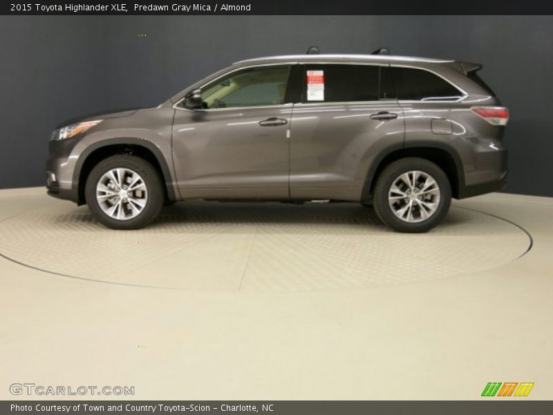Predawn Gray Mica / Almond 2015 Toyota Highlander XLE