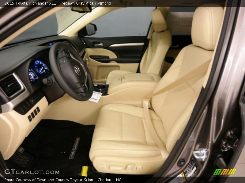 Predawn Gray Mica / Almond 2015 Toyota Highlander XLE
