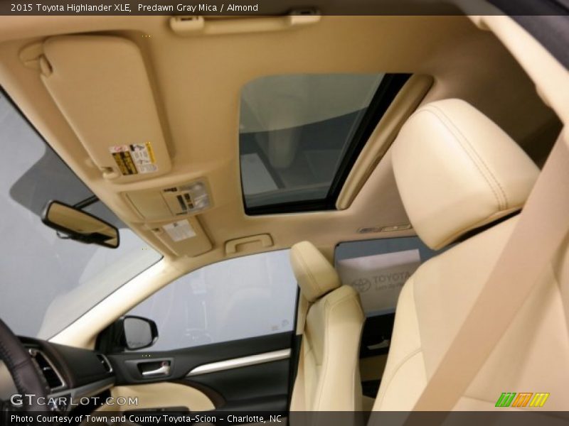 Predawn Gray Mica / Almond 2015 Toyota Highlander XLE
