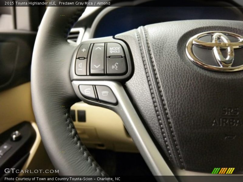 Predawn Gray Mica / Almond 2015 Toyota Highlander XLE