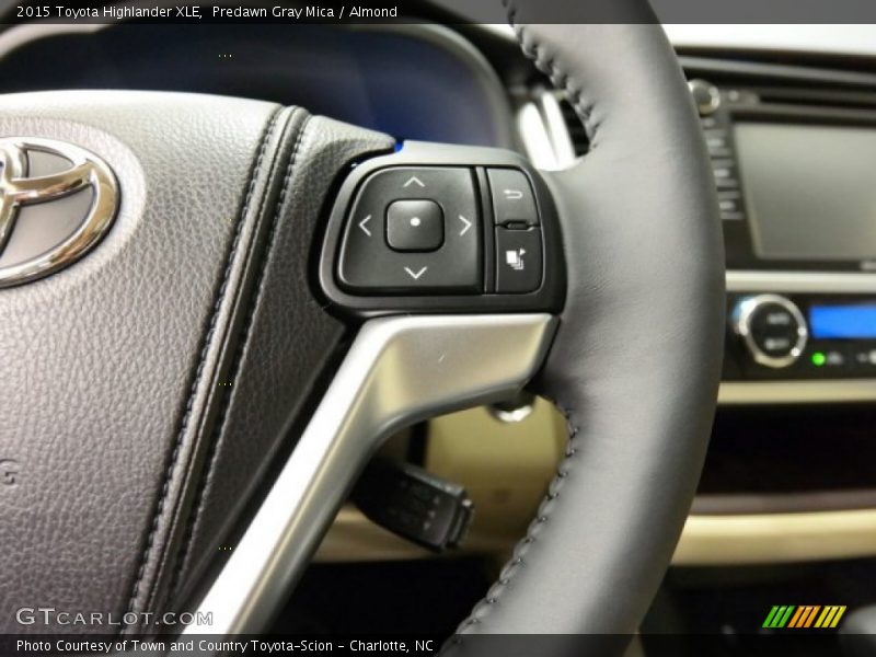Predawn Gray Mica / Almond 2015 Toyota Highlander XLE