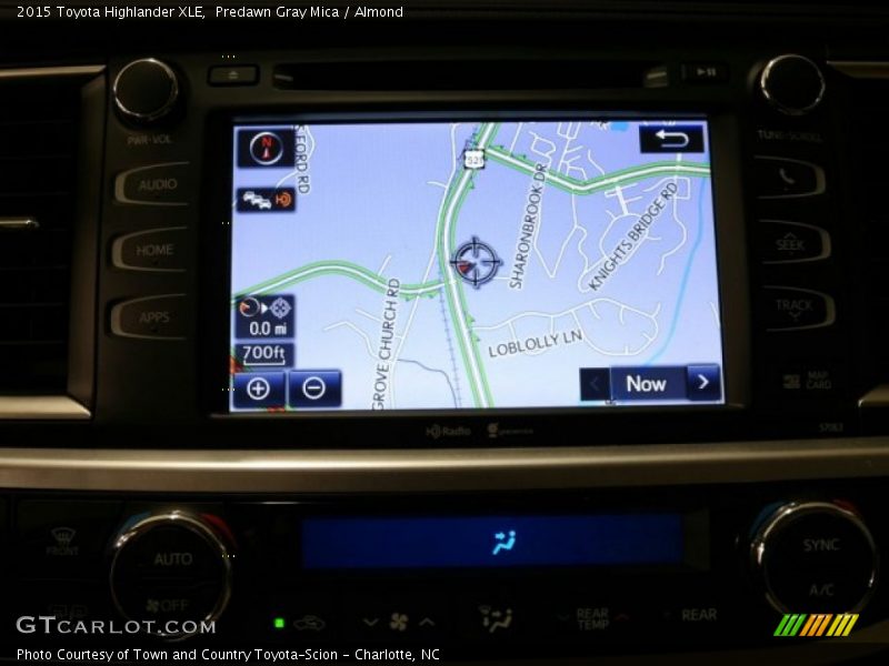 Predawn Gray Mica / Almond 2015 Toyota Highlander XLE