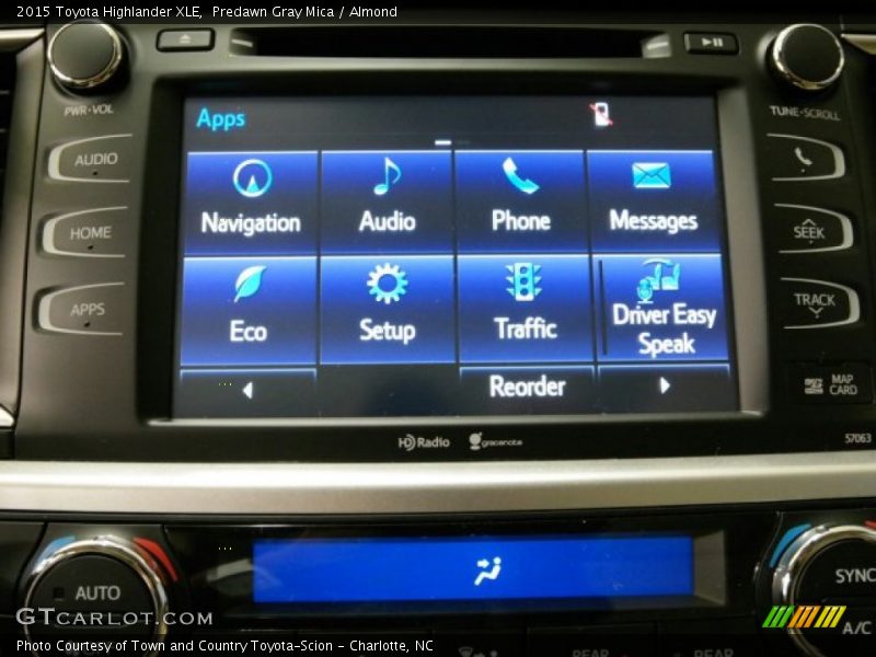 Predawn Gray Mica / Almond 2015 Toyota Highlander XLE