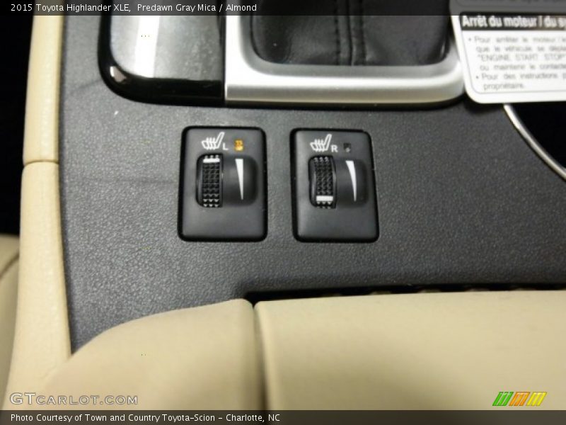 Predawn Gray Mica / Almond 2015 Toyota Highlander XLE