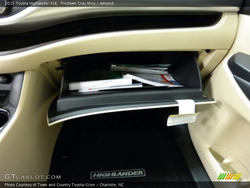 Predawn Gray Mica / Almond 2015 Toyota Highlander XLE