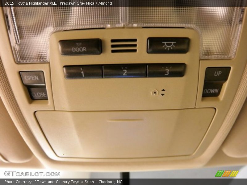 Predawn Gray Mica / Almond 2015 Toyota Highlander XLE