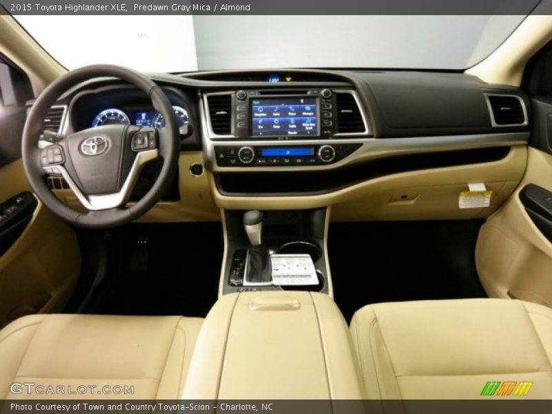 Predawn Gray Mica / Almond 2015 Toyota Highlander XLE