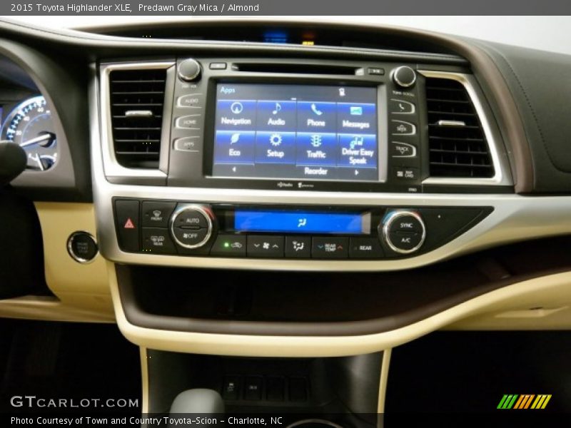 Predawn Gray Mica / Almond 2015 Toyota Highlander XLE