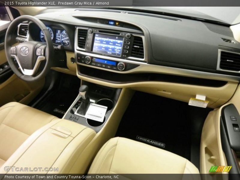Predawn Gray Mica / Almond 2015 Toyota Highlander XLE