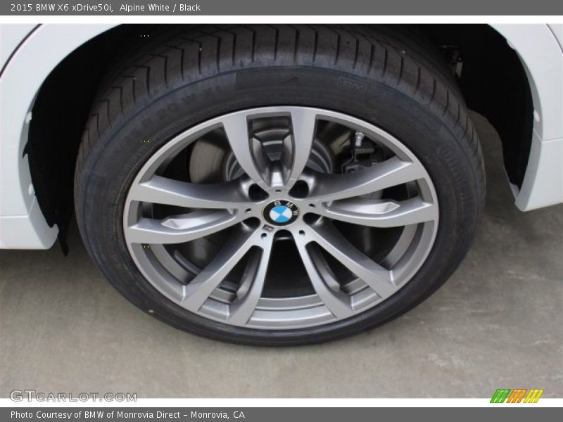 Alpine White / Black 2015 BMW X6 xDrive50i