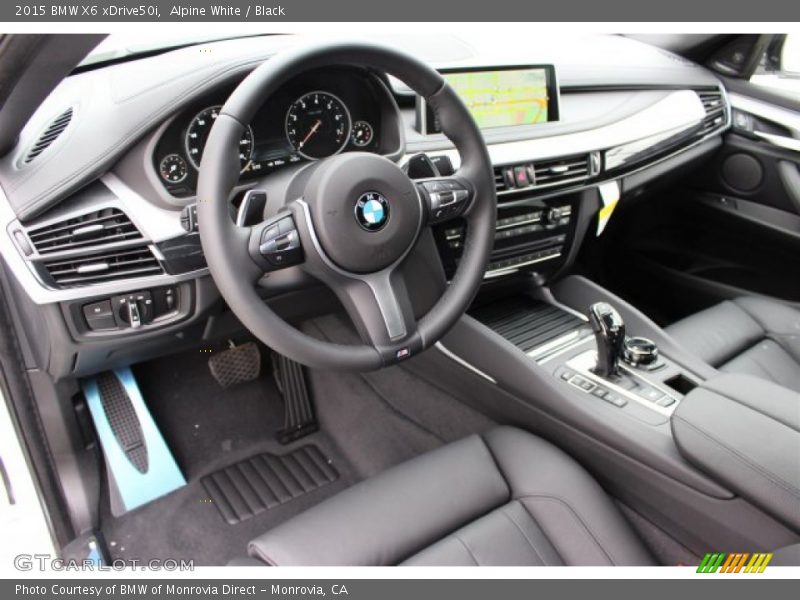 Black Interior - 2015 X6 xDrive50i 