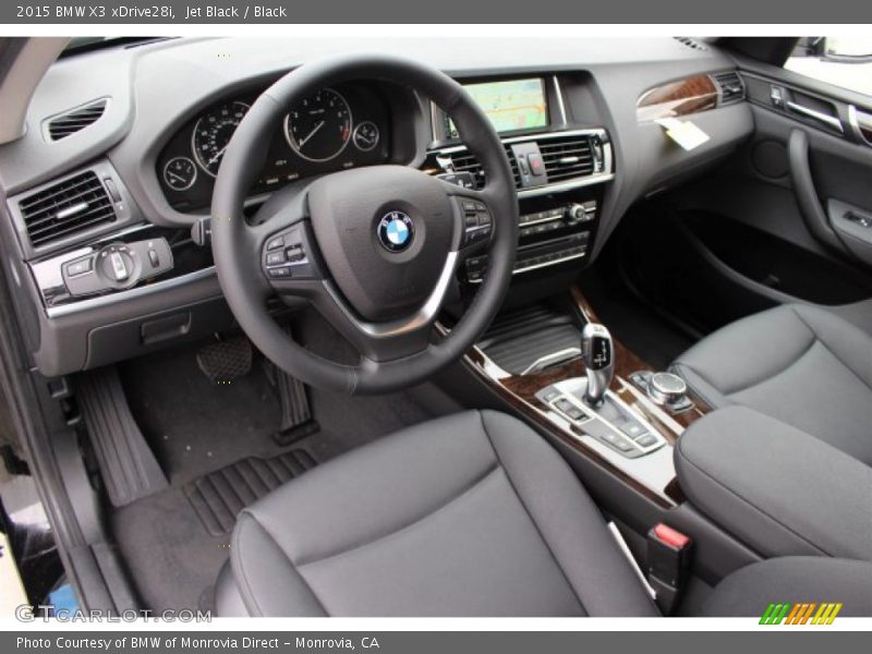 Jet Black / Black 2015 BMW X3 xDrive28i