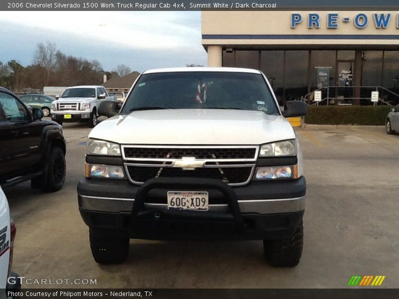 Summit White / Dark Charcoal 2006 Chevrolet Silverado 1500 Work Truck Regular Cab 4x4