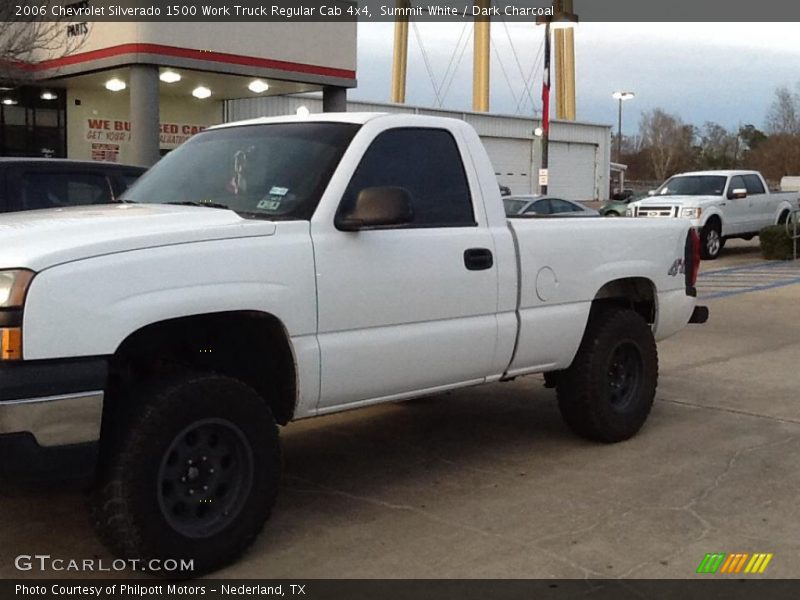Summit White / Dark Charcoal 2006 Chevrolet Silverado 1500 Work Truck Regular Cab 4x4