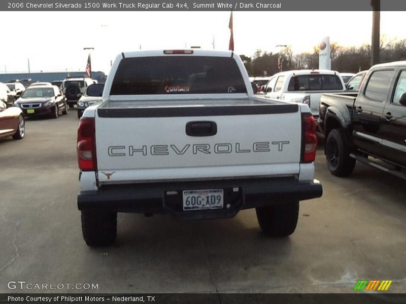 Summit White / Dark Charcoal 2006 Chevrolet Silverado 1500 Work Truck Regular Cab 4x4