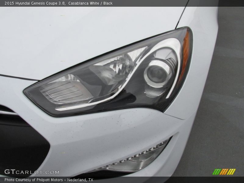 Casablanca White / Black 2015 Hyundai Genesis Coupe 3.8