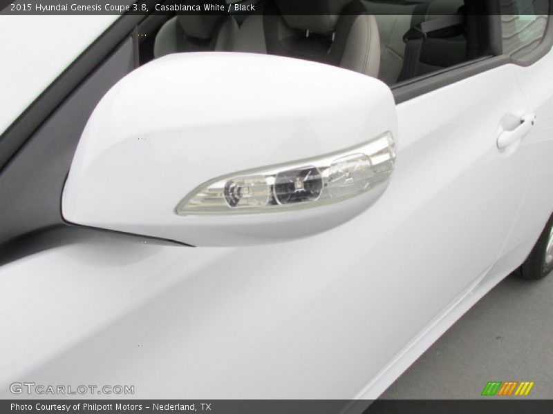 Casablanca White / Black 2015 Hyundai Genesis Coupe 3.8