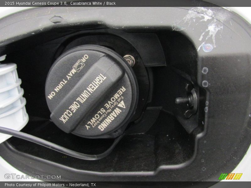 Casablanca White / Black 2015 Hyundai Genesis Coupe 3.8
