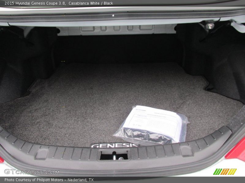  2015 Genesis Coupe 3.8 Trunk
