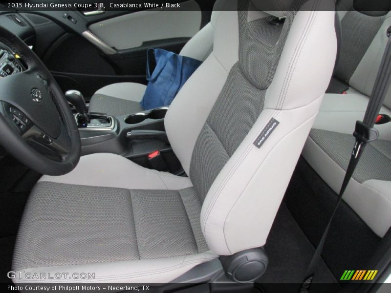 Front Seat of 2015 Genesis Coupe 3.8