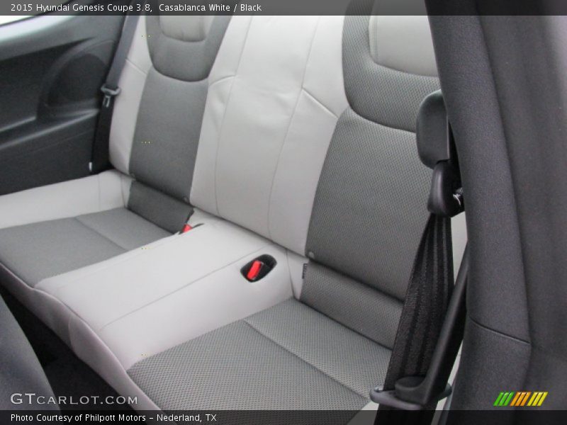 Rear Seat of 2015 Genesis Coupe 3.8