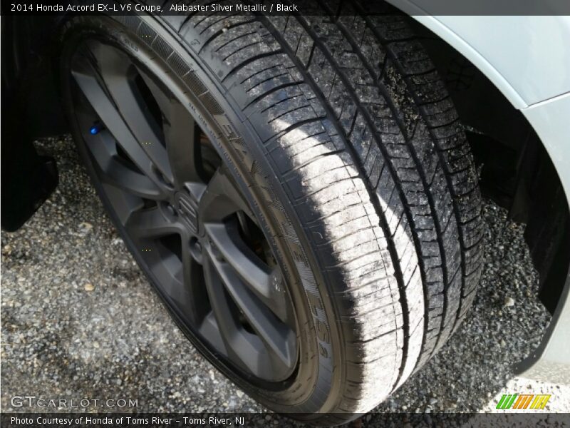 Alabaster Silver Metallic / Black 2014 Honda Accord EX-L V6 Coupe