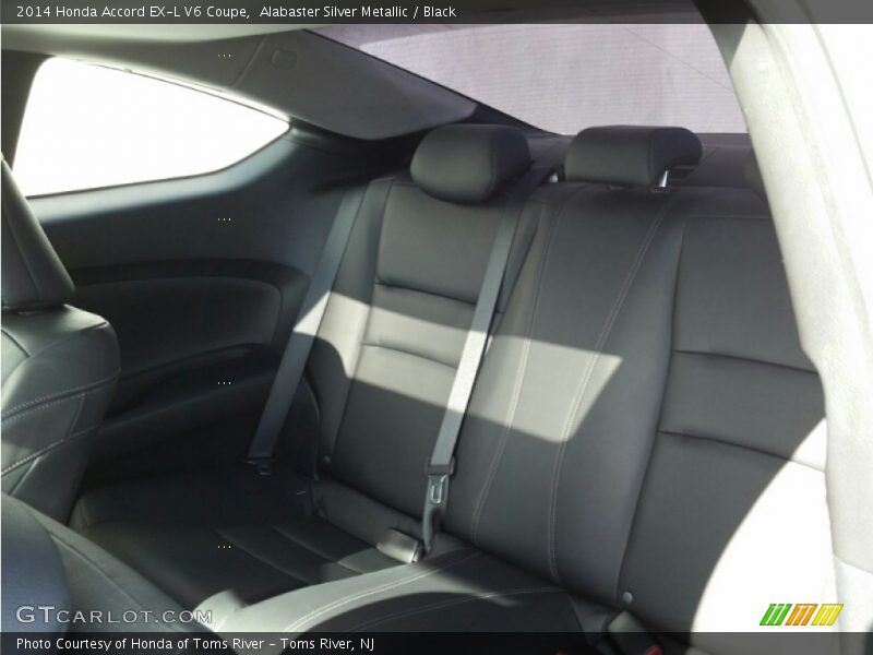 Alabaster Silver Metallic / Black 2014 Honda Accord EX-L V6 Coupe